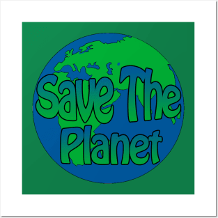 save the planet Posters and Art